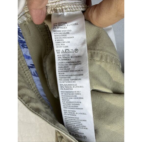 Tommy Bahama Jeans pants Khaki Pants Mens 32x34 Tan Authentic Relaxed Fit 86549 - Picture 8 of 8